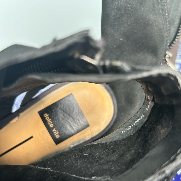 Dolce Vita Fringe Open Toe Ankle Booties - Picture 7 of 8